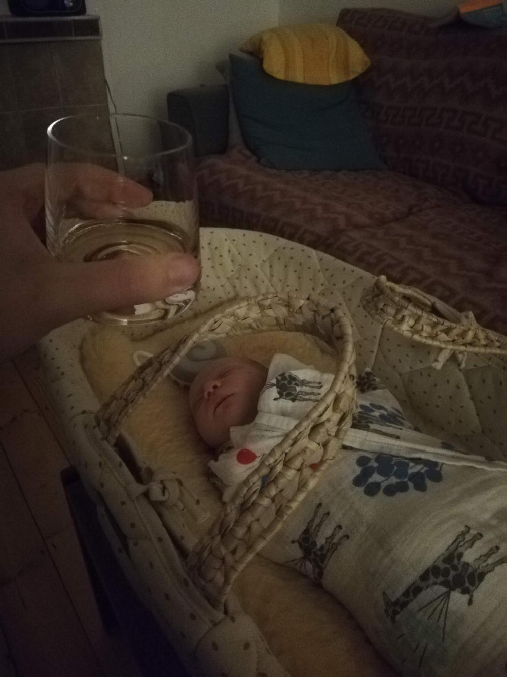 Toasting to a good half an hour sleep!